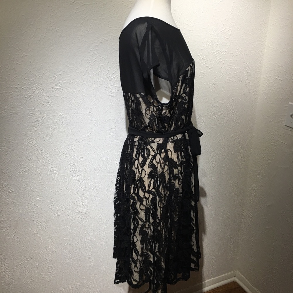 Illusion Lace Dress - Picture 3 of 4